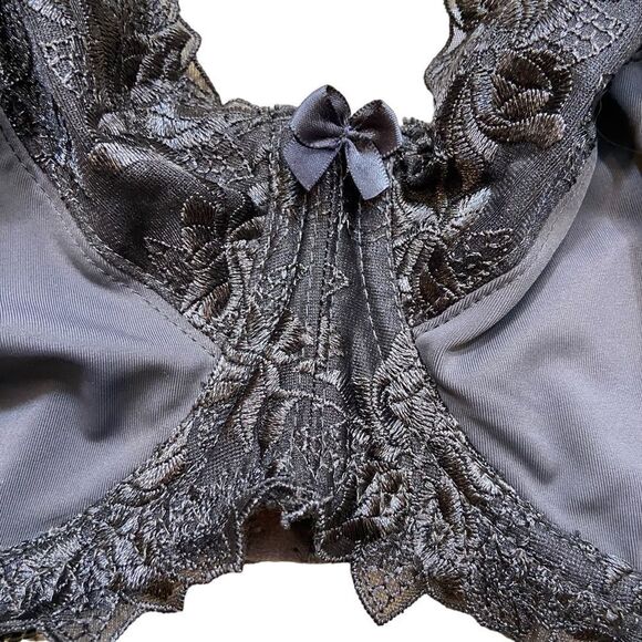 New with Tags Curve Muse Plus‎ Size Minimizer Underwire Black Bra Size 38DD - Picture 4 of 10